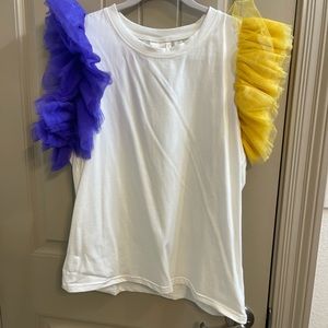 Queen of Sparkles Ruffled top